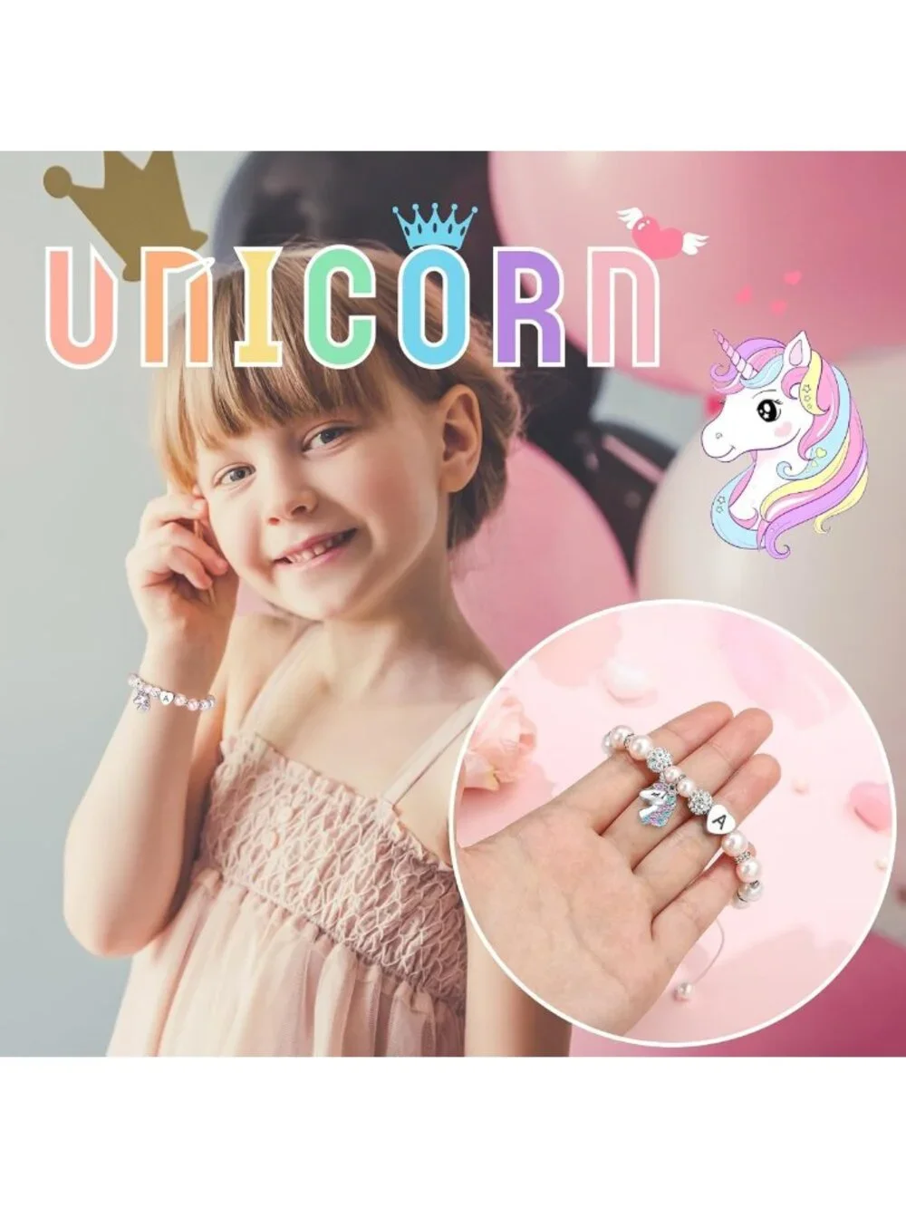 Charming Unicorn Bracelets for Girls - Perfect Gifts for Kids & Birthday Parties